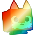 Shiny Rainbow Red Fox