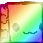 Shiny Rainbow Red Huge Chroma Doodle Axolotl