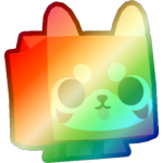 Shiny Rainbow Red Panda