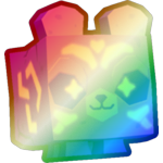 Shiny Rainbow Relic Bear
