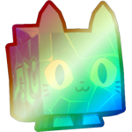 Shiny Rainbow Relic Cat
