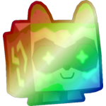 Shiny Rainbow Relic Raccoon