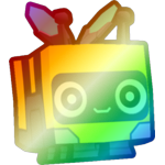 Shiny Rainbow Robot Bee