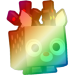 Shiny Rainbow Rudolf