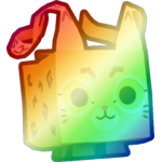 Shiny Rainbow Runebound Bobcat