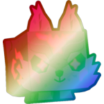 Shiny Rainbow Runic Wolf