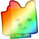 Shiny Rainbow Sad Doge