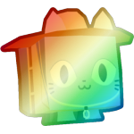 Shiny Rainbow Safari Cat