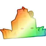Shiny Rainbow Sandcastle Kraken