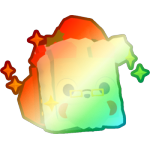 Shiny Rainbow Santa Paws