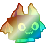 Shiny Rainbow Sapphire Dragon