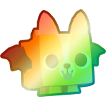 Shiny Rainbow Scary Corgi