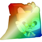 Shiny Rainbow Scribe Squirrel