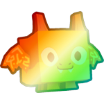 Shiny Rainbow Scroll Dragon
