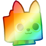 Shiny Rainbow Shiba