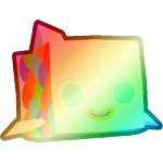 Shiny Rainbow Shimmering Fish