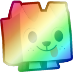 Shiny Rainbow Snow Dog