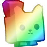 Shiny Rainbow Snow Squirrel