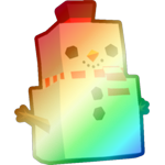 Shiny Rainbow Snowman