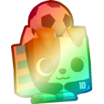 Shiny Rainbow Soccer Terrier