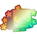 Shiny Rainbow Spring Dino