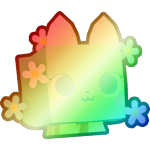 Shiny Rainbow Spring Kitten