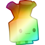 Shiny Rainbow Spring Onion
