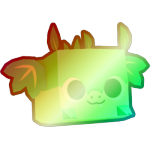 Shiny Rainbow Sprout Wyrmling