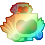 Shiny Rainbow Stacked Dominus