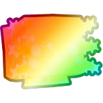 Shiny Rainbow Stargazing Axolotl