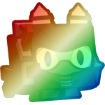 Shiny Rainbow Stealth Cat