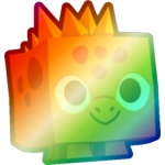 Shiny Rainbow Stegosaurus