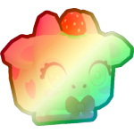 Shiny Rainbow Strawberry Cow