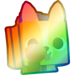 Shiny Rainbow Student Corgi