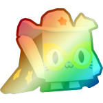 Shiny Rainbow Stunt Cat