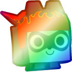 Shiny Rainbow Stunt Raccoon