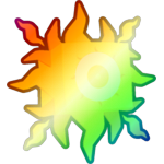 Shiny Rainbow Sun Angelus