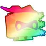 Shiny Rainbow Super Axolotl