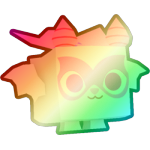Shiny Rainbow Super Bat