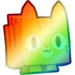 Shiny Rainbow Tabby Cat