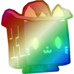 Shiny Rainbow Tech Cowboy Cat
