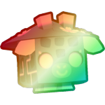 Shiny Rainbow Tech Ninja Giraffe