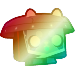 Shiny Rainbow Tech Ninja Red Panda
