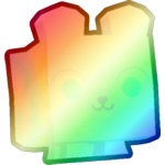 Shiny Rainbow Tiedye Bear