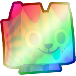 Shiny Rainbow Tiedye Dog