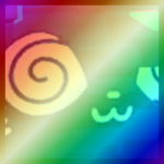 Shiny Rainbow Titanic Glitched Cat Ball