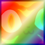 Shiny Rainbow Titanic Inferno Cat
