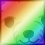 Shiny Rainbow Titanic Irish Wolfhound