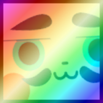 Shiny Rainbow Titanic Nutcracker Cat