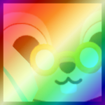 Shiny Rainbow Titanic Scribe Squirrel